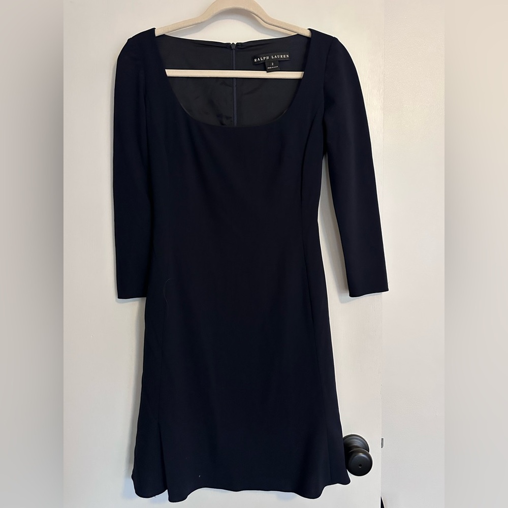 Vintage Ralph Lauren Wool Dress Made in USA